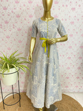Off white printed dress - kasumi.in